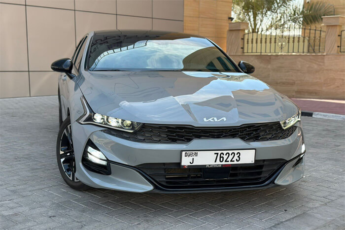 Kia K5 GT Line Gray For Rent