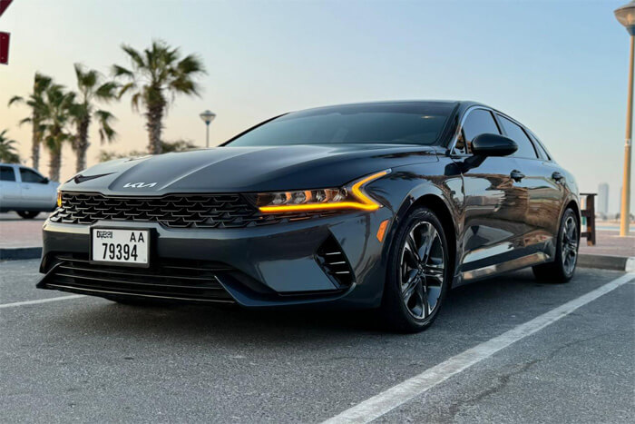Kia K5 GT Line Grey For Rent