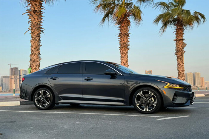 Kia K5 GT Line Grey For Rent