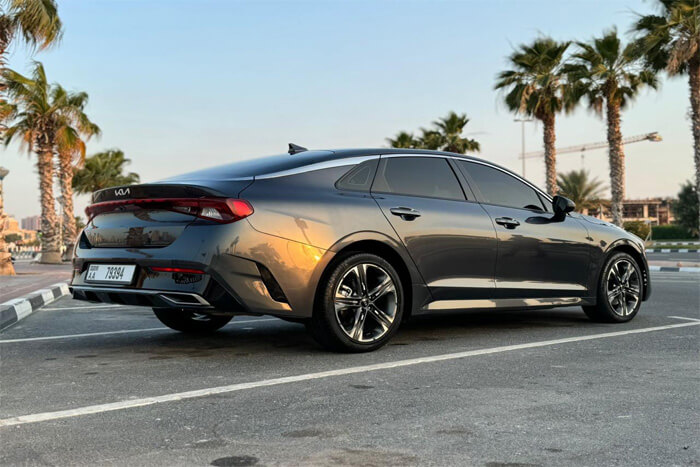Kia K5 GT Line Grey For Rent