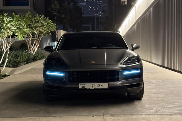 Porsche Cayenne Coupe Grey For Rent