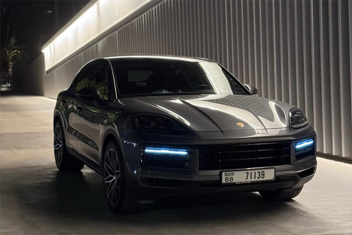 Porsche Cayenne Coupe Grey For Rent