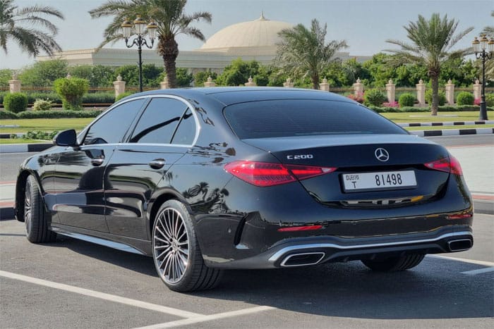 Rent Mercedes C200 in Dubai