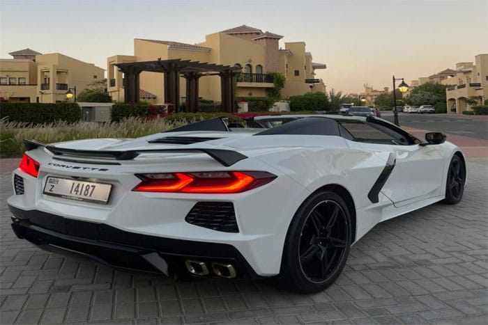 Rent Chevrolet Corvette C8 in Dubai