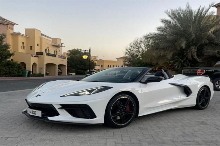 Rent Chevrolet Corvette C8 in Dubai