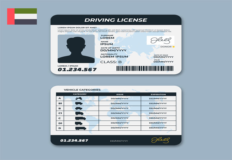 Valid Driving Licenses in the UAE
