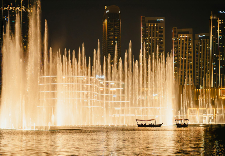 watch the Dubai Fountain shows for free