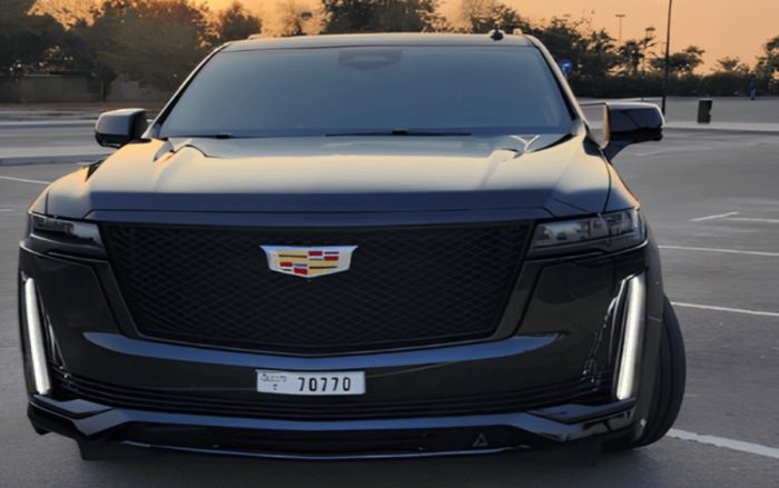 Cadillac Escalade Platinum Sport For Rent in Dubai